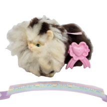 VINTAGE 1988 HASBRO SWEETIE KITTIES LONG HAIR TABBY KITTY CAT W/ PINK BA... - $1,400.37 MXN