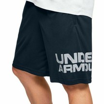Mens Under Armour UA Tech Wordmark Heatgear Shorts - NAVY - XL &amp; Large - NWT - £17.23 GBP