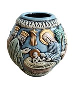 Nativity Tea Light Candle Holder 4 In Holy Land Arts Christmas Holiday J... - $16.83