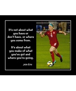 Julie Ertz Inspirational Soccer Quote Poster Print Motivational Wall Art... - £18.08 GBP+