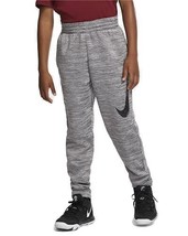 Nike Therma Youth Boys Basketball Sweatpants Joggers Small Heather Grey CJ688... - £35.24 GBP