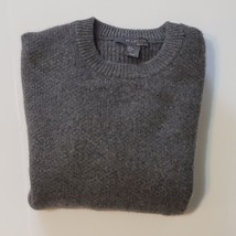 MARCONI men 100% Cashmere Sweater Size S (17x25x24&quot;) heather gray - £110.60 GBP