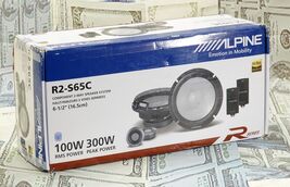 Alpine R-Series 6.5" 2-Way Hi-Res *Blown Speakers* Glass Fiber Cone R2-S65C