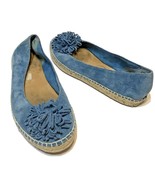 White Mountain Womens Flats Blue Suede Rope Sole Adorable Size 6M - $15.62