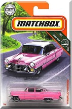 Matchbox - &#39;55 Cadillac Fleetwood: MBX Road Trip #15/20 - #11/100 (2019) *Pink* - £3.19 GBP