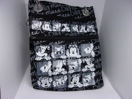 Disney Minnie Mouse Daisy Faces Passport Bag Travel Waterproof Fabric Purse - £13.48 GBP