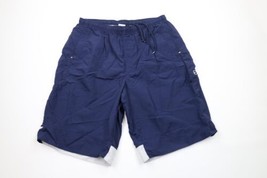 Vintage Nike Mens 3XL Lined Travis Scott Mini Swoosh Baggy Cargo Shorts Blue - £39.52 GBP