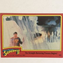 Superman II 2 Trading Card #43 Christopher Reeve - £1.54 GBP