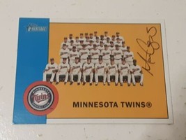 Matt Capps Minnesota Twins 2012 Topps Heritage Autograph Card #162 READ DESCRIP - $4.94