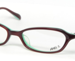 Lunettes Vintage AXEL S. AX886 25 Bourgogne / Vert Menthe 51-17-140 Alle... - $49.85