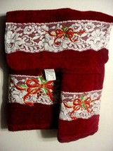 (3) Set of ChristmasTowels-New-Towel/Kitchen Towel and Dish Cloth - £8.37 GBP