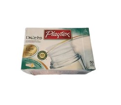 Playtex Baby Drop-Ins Liners 4 oz Pack of 50 damaged sealed box - £22.94 GBP