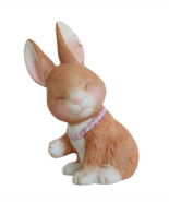 Avon Bunny Rabbit Figurine Mothers Love Ceramic 1990 Mother Wearing Pink... - $228.47 MXN