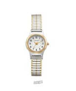 Armitron Women&#39;s Two Tone Expansion Watch Silver And Gold - £30.27 GBP