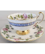 Aynsley 1953 Queen Elizabeth II Coronation Cameo Portrait Teacup and Saucer - $1,329.96 MXN