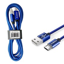 3.3 FT Nylon Braided USB Cable Mirco USB For Nokia C21 - £7.34 GBP+