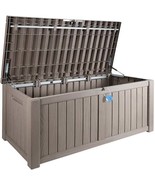 Deck Box, 120 Gallon, 56.3&quot; x 26.6&quot; x 23.8&quot; Outdoor Storage Box, Waterpr... - €318,02 EUR