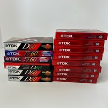 Set of14 TDK D60  IECI / TYPE 1 Normal Position High Output Cassettes Ne... - £16.69 GBP