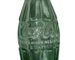 Vintage Wisconsin Dells WIS &#39;S&#39; Coca-Cola Bottle 6 oz Green Glass Embossed - $11.00