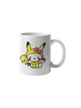 Kawaii Kitty Pika I Choose You Quote Valentines Girlfriend Gift 15 OZ Coffee Mug - £15.49 GBP