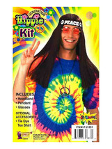 Forum Novelties Hippie Costume Accessory Kit - Includes Peace Headband, Pendant  - £34.33 GBP