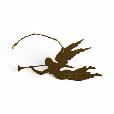 1981 Angel Brass & Gold Color The White House Historical Christmas Ornaments Lot Item image 5
