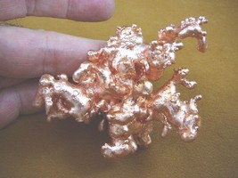 (R600-420) 3&quot; solid Copper free form KEWEENAW element metal Michigan sculpture - £71.65 GBP