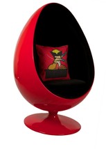 Egg Pod Chair Yellow/Red/Orange Made to Order Choice of Colour FREE Delivery - £974.37 GBP