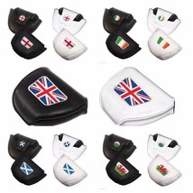 Asbri Leatherette Mallet Putter Cover - England. Ireland. Scotland. Wale... - $27.50