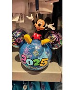 Walt Disney World 2025 Mickey Mouse Figurine on Ears Icon Ornament NEW - $39.90