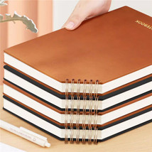 B5 Spiral Hard Card Cover Journals Notebook Lined Paper Diary Planner 120P - £30.36 GBP