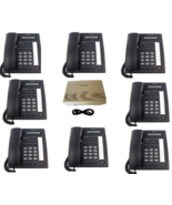 Panasonic KX-TA824 Phone System Control Unit w/ 8 KX-T7730 Phones - $1,411.69