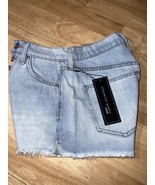 28/6 Veronica Beard High Rise Timmi Cutoff Denim Shorts in Aire BNWTS $1... - $82.04 CAD