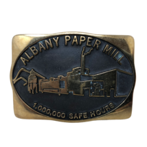 VTG Albany Paper Mill 1 Million Safe Hours Belt Buckle International Paper - £65.93 GBP