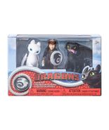 DreamWorks Dragons Set of 3 Figures Pack How to Train your Dragon New in... - $17.63
