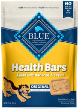 Blue Buffalo Health Bars Baked with Bananas and Yogurt 48 oz (3 x 16 oz) Blue Bu - £61.01 GBP
