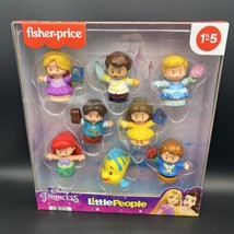 New Disney Fisher Price Little People Princess and Prince Set 8 Figures - £19.65 GBP