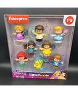 New Disney Fisher Price Little People Princess and Prince Set 8 Figures - £19.38 GBP