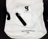 Gecko Brands Lightweight 30L Waterproof Backpack - White New - £29.47 GBP