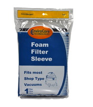 Envirocare Foam Filter Sleeve Designed To Fit Most Shop Type Vacuum 246 - $129.55 MXN
