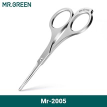 MR.GREEN Nose Hair Scissor Makeup Scissors Surgical Grade Stainless Steel Face f - £30.02 GBP