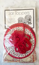 Jar Toppers Kit Vintage Potpourri Press-7 Floral 6&quot; Jam Jelly Jar Topper... - $8.50