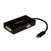 StarTech.com 4K USB C to HDMI, VGA &amp; DVI Multi Port Video Display Adapter for Ma - £55.89 GBP