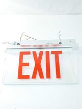 Cooper Lighting TAC16RCSA Emergency Exit Sign 6&quot;, Red  - $24.20