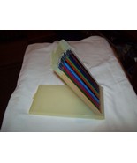 Vintage Eberhard Faber Mongol Set of 12 Colored Pencils with hard plastic case - £15.56 GBP