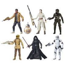 Star Wars VII The Black Series 6-Inch Action Figures Wave 3 Set of 6, Hasbro - £140.69 GBP