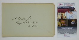 Horatio Wright Signed 4.75x7.5 Cut Paper Union Army General Civil War JSA COA - £197.11 GBP