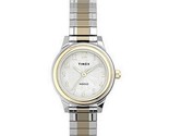 Timex Women&#39;s TW2U09200 Classic 28mm Two-Tone Stainless Steel Expansion ... - £52.07 GBP