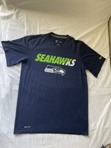 Seattle Seahawks Nike Dri Fit Shirt Medium - e867 - $5.94