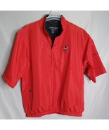 DryJoy by FootJoy Golf Jacket Mens Large Red Pullover Water Resist Regat... - $49.39 CAD
